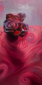 Candy Blossom 40 X 20 Inches Oil On Canvas