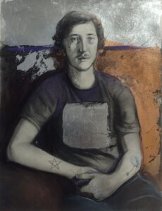 Near Light 22 x 15 inches mixed media on paper Monitor size